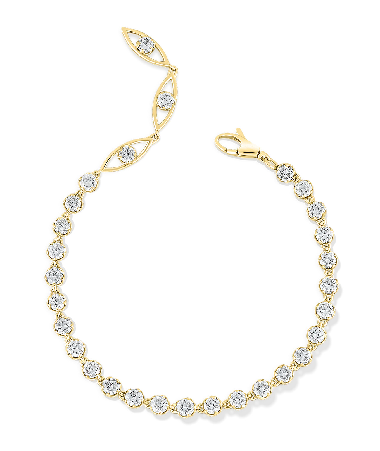 Juliana Krys diamond evil eye bracelet