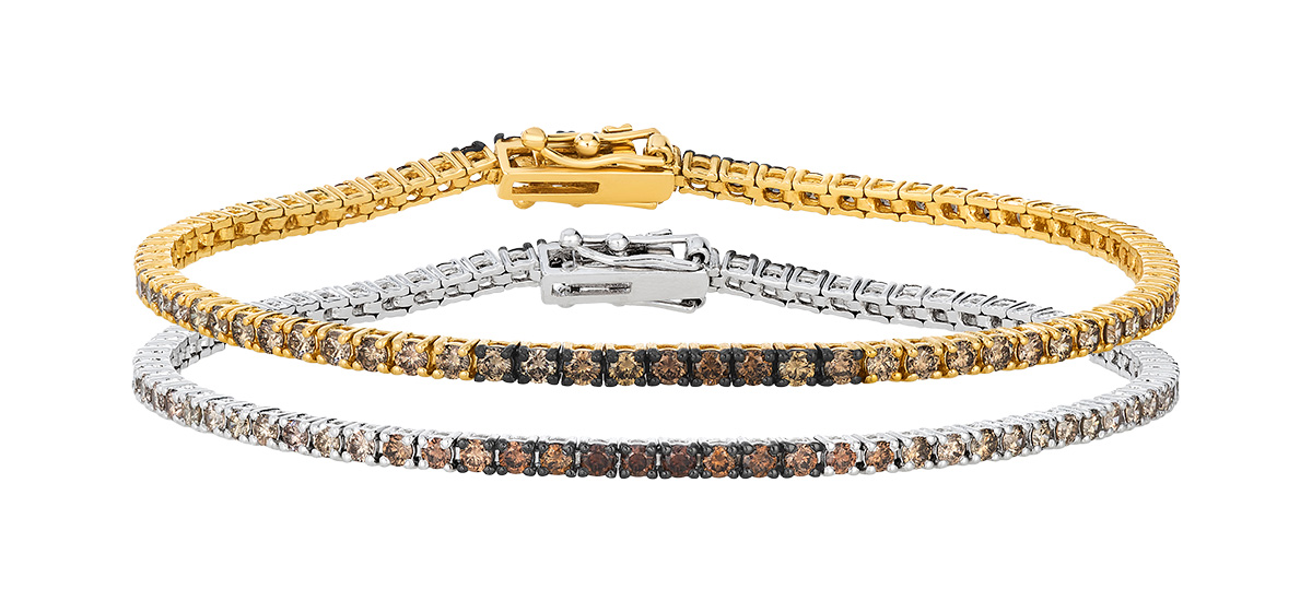 Le Vian chocolate diamond bracelet duo