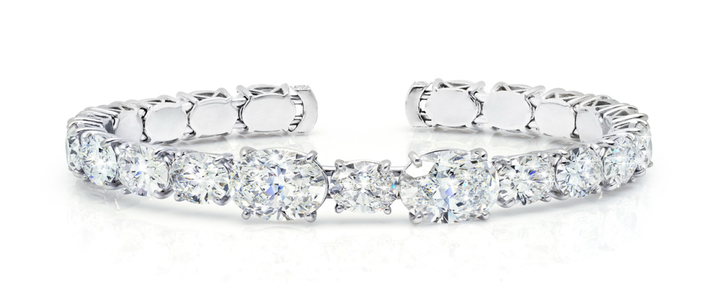 Martin Katz oval spring wire tennis bracelet