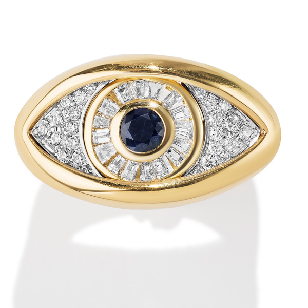 Renato Cipullo eye on the right hand ring