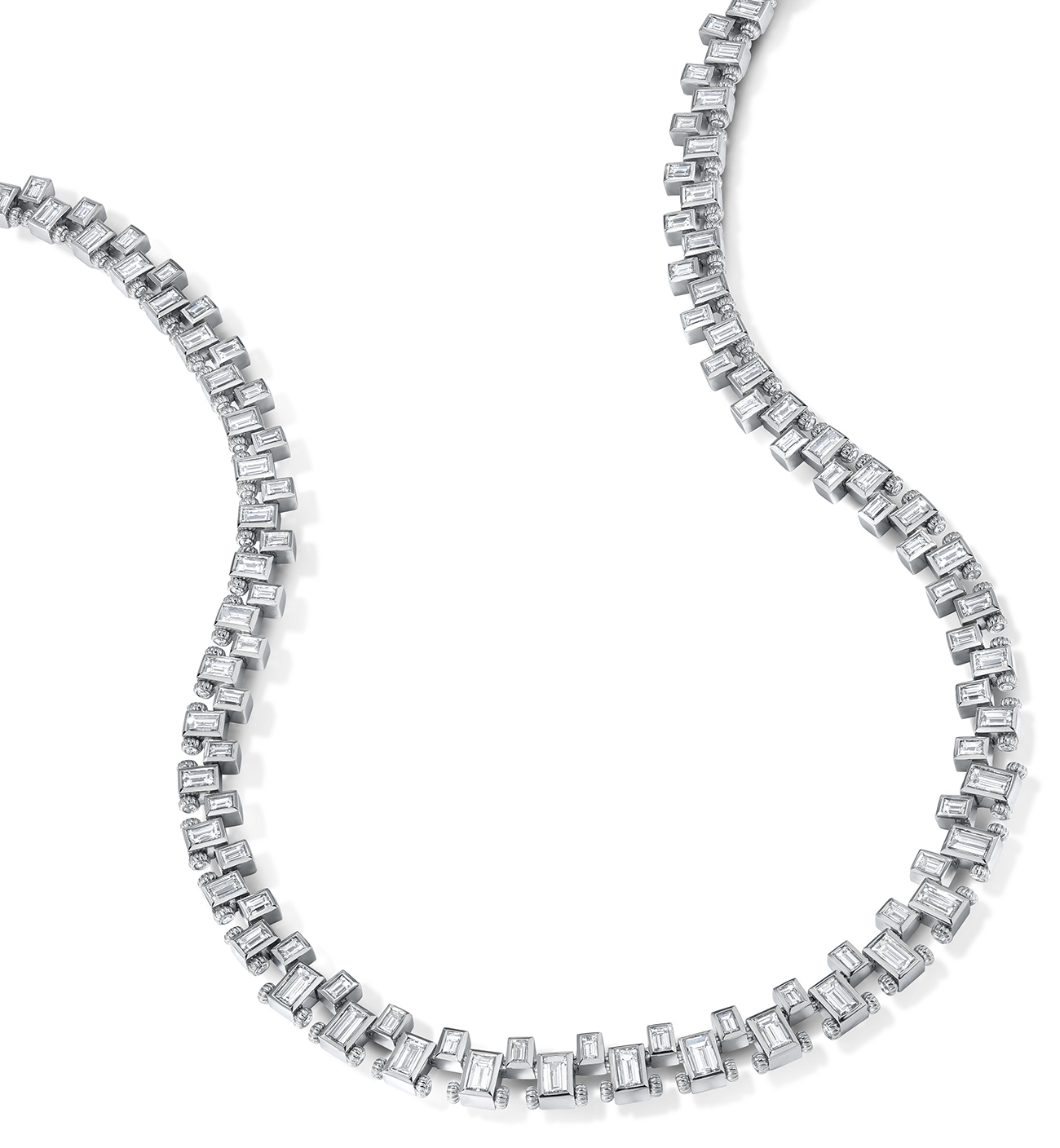 Retrouvai magna platinum necklace