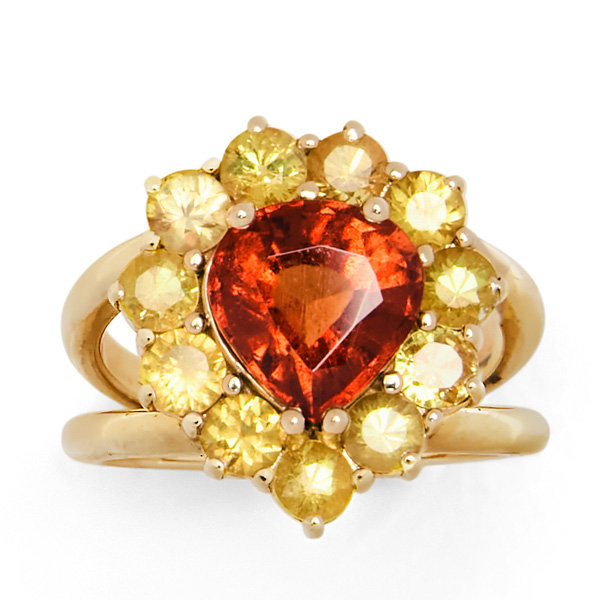 Ruth NY garnet Princess ring Ruth NY garnet Princess ring