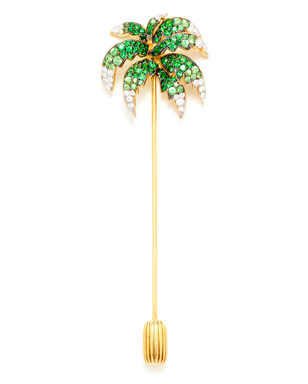 Yvonne Leon palm tree pin Yvonne Leon palm tree pin