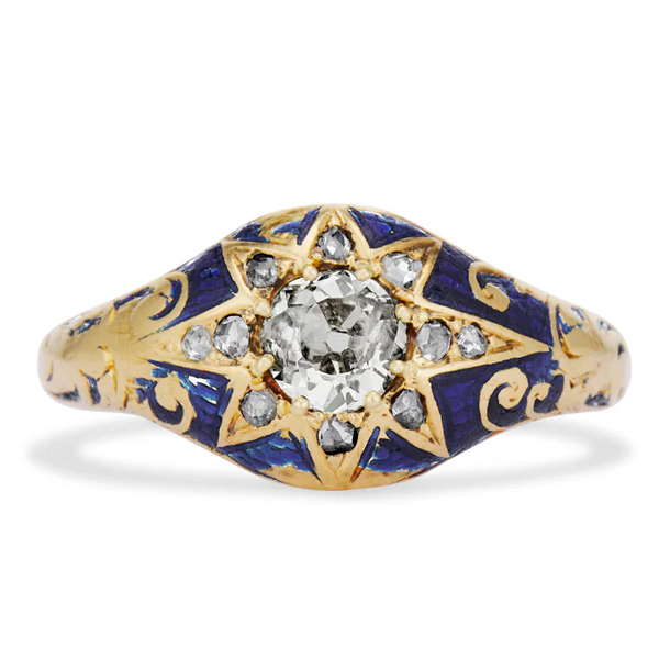 Ashley Zhang old mine cut ring