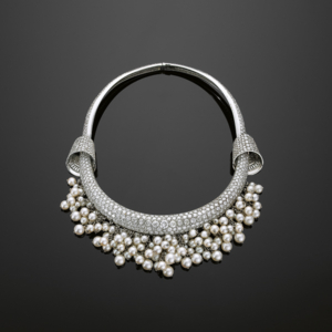 Belperron pearl necklace