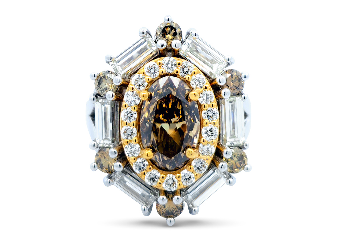 Best Ring Neon Gems midnight ember fancy oval diamond ring