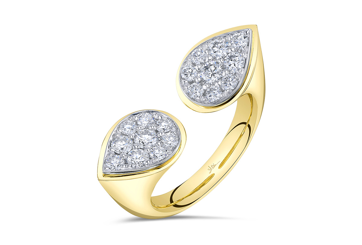 Best Ring Shy diamond teardrop ring
