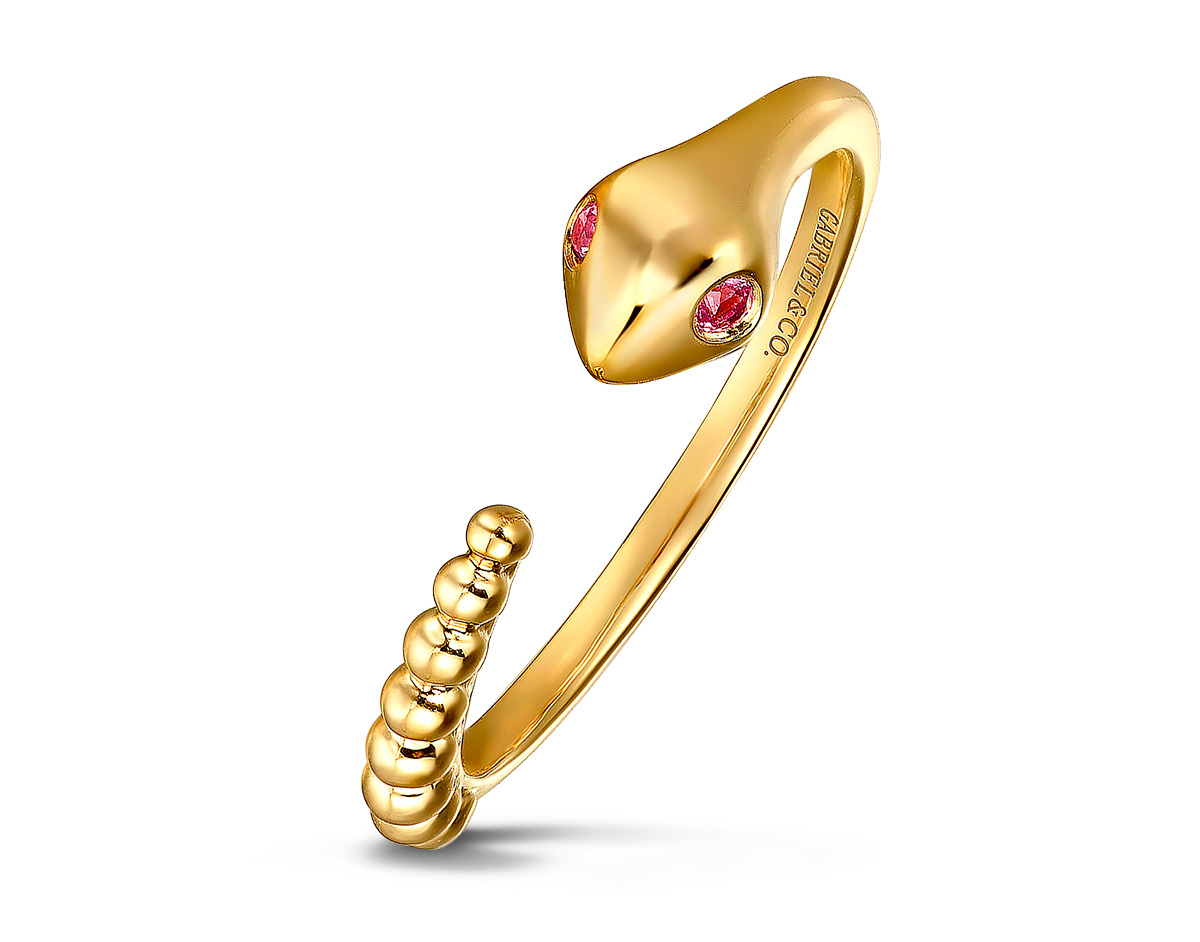 Fashion Bridge Gabriel bujukan open snake ring