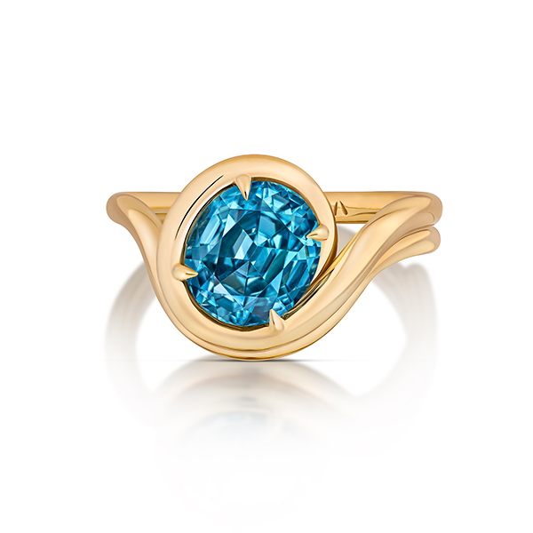 Vanessa Fernandez 3.46-ct. Blue Zircon ring Vanessa Fernandez 3.46-ct. Blue Zircon ring