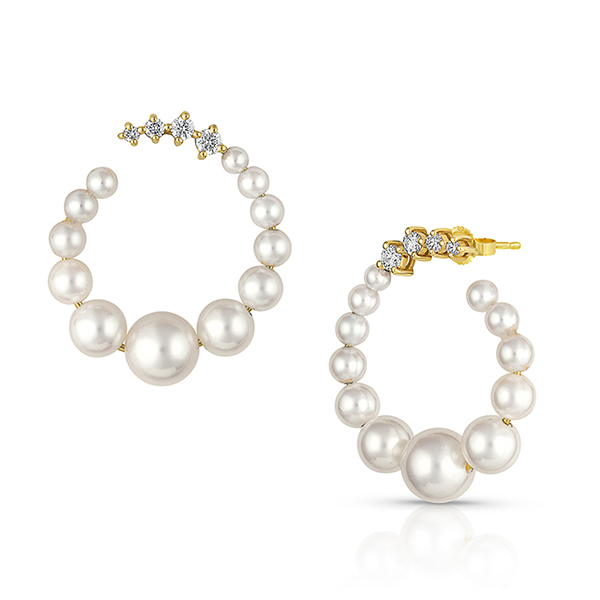 Baggins baby akoya hoops Baggins baby akoya hoops