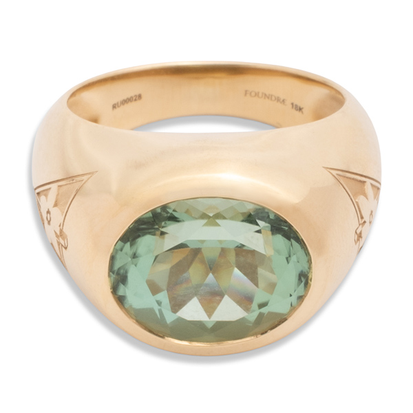 Foundrae green tourmaline ring Foundrae green tourmaline ring