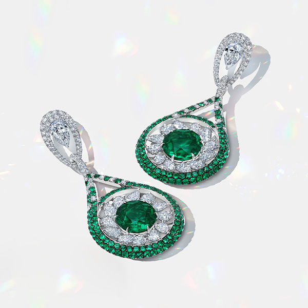 Martin Katz pinwheel earrings