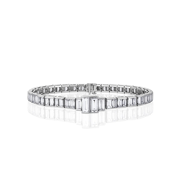 Mindi Mond Diamond Lovers Line Bracelet