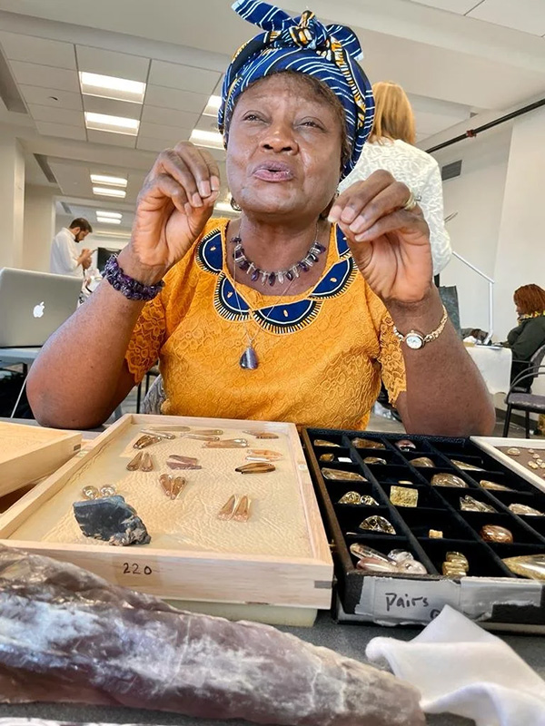 Pauline Mundia at CRJC gem boutique