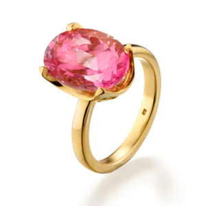 Ray Griffiths pink topaz ring