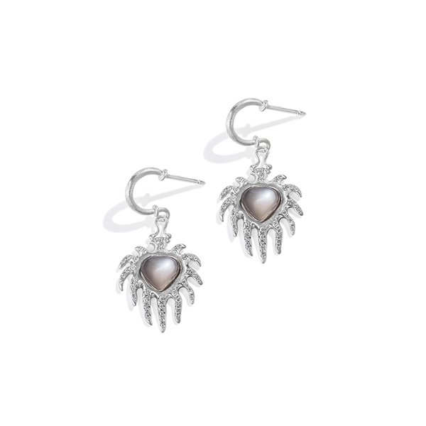 Renato Cipullo platinum earrings