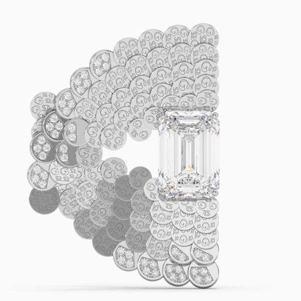 Solo For Diamonds Core brooch