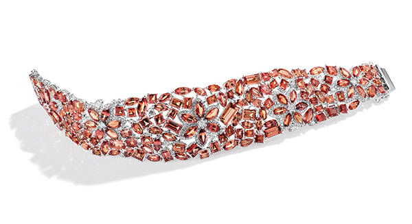 Steven Royce orange sapphire bracelet Steven Royce orange sapphire bracelet