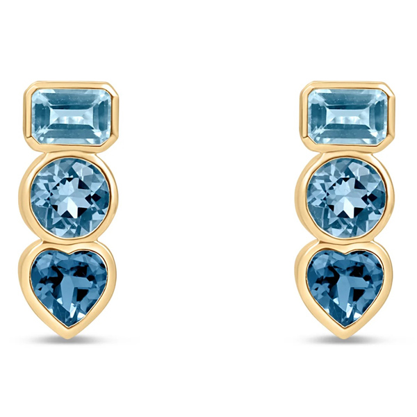 Elyzian topaz earrings
