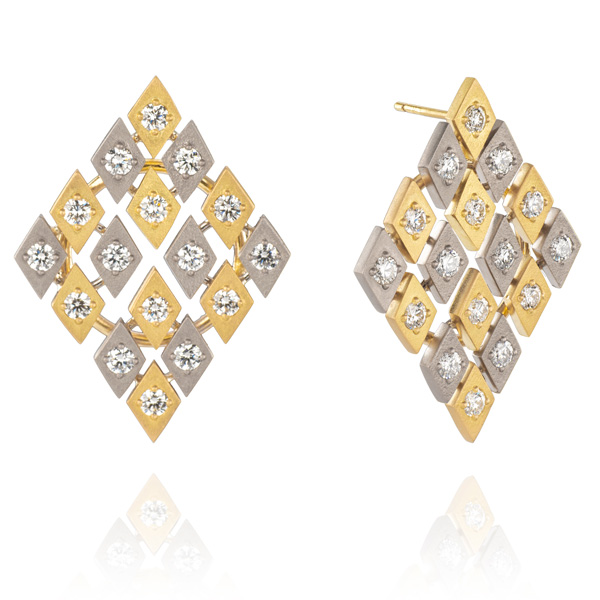 Romany Starrs Harlequin cocktail earrings