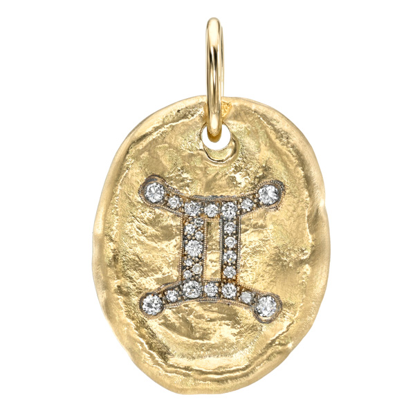 Single Stone zodiac charm Single Stone zodiac charm