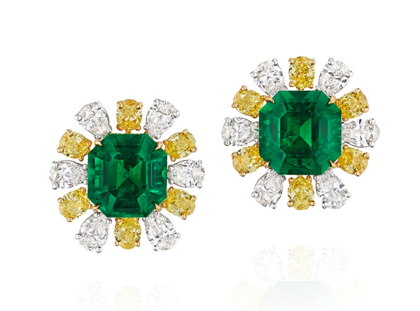 emerald earrings