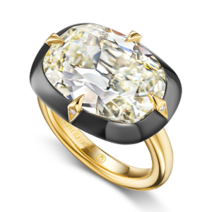 Briony Raymond cushion cut diamond ring
