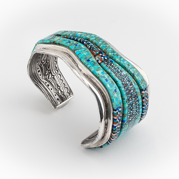 Carl and Irene Clark Micro inlay Bracelet