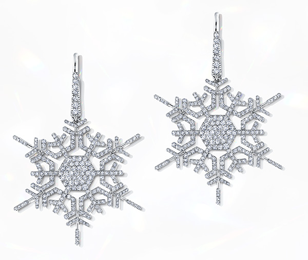 Martin Katz Snowflake Earrings Martin Katz Snowflake Earrings