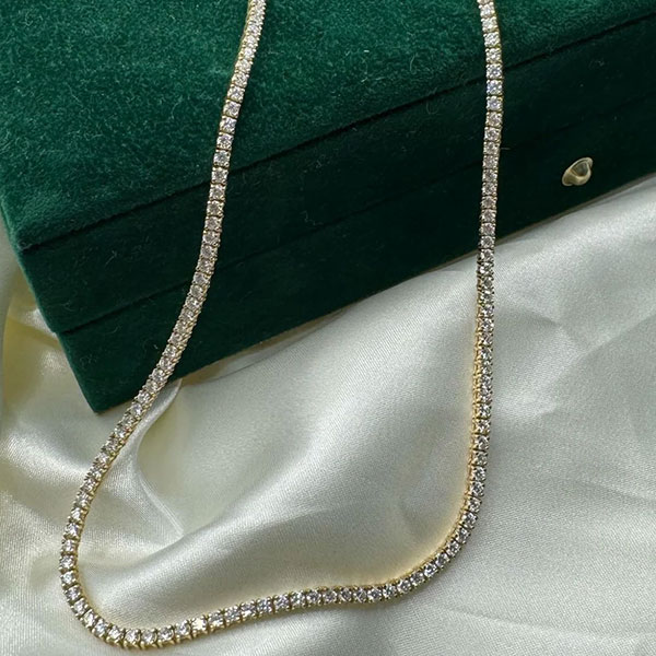 Martini diamond necklace