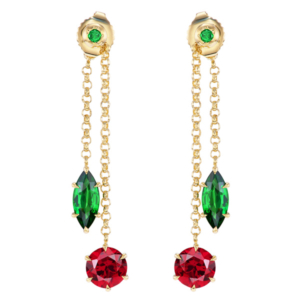 Meluzza dangling cherry earrings