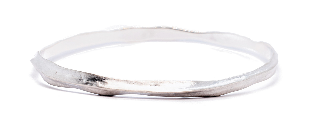 Rebecca Overmann sterling spine bangle