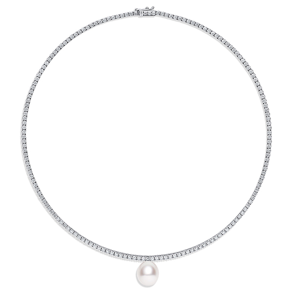 Baggins tennis necklace at GJX