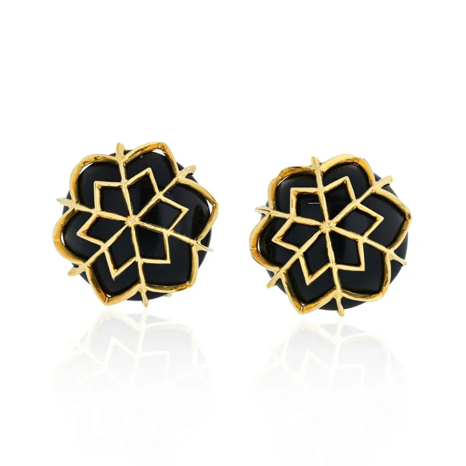 David Webb Snowflake earrings