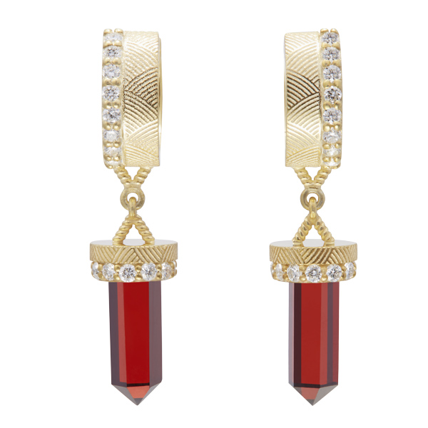 House of Harlow Nova garnet earrings House of Harlow Nova garnet earrings