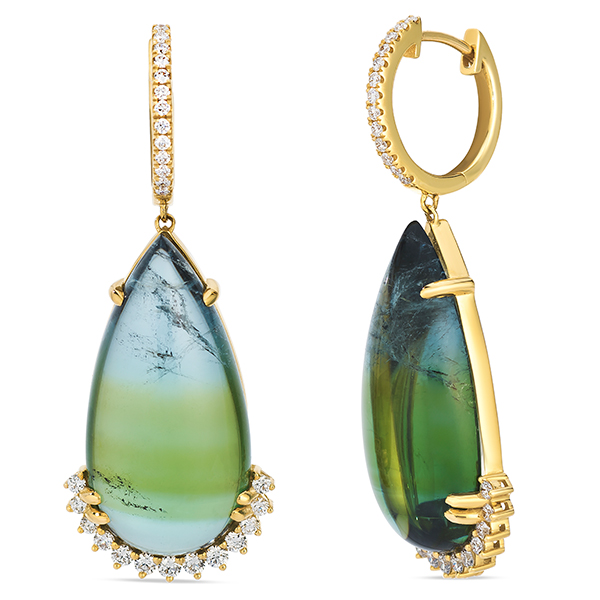 Le Vian Neon Green earrings