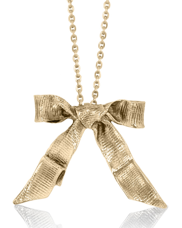 Mignon Faget bow pendant