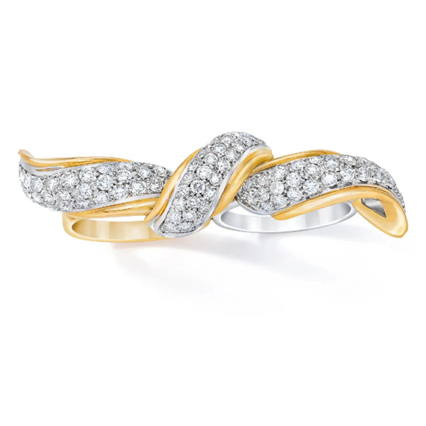 Mindi Mond two finger bow ring