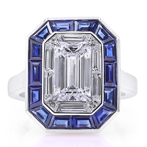 Oscar Heyman diamond frame ring Oscar Heyman diamond frame ring