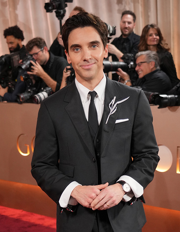 Paul W Downs at 2026 Golden Globes