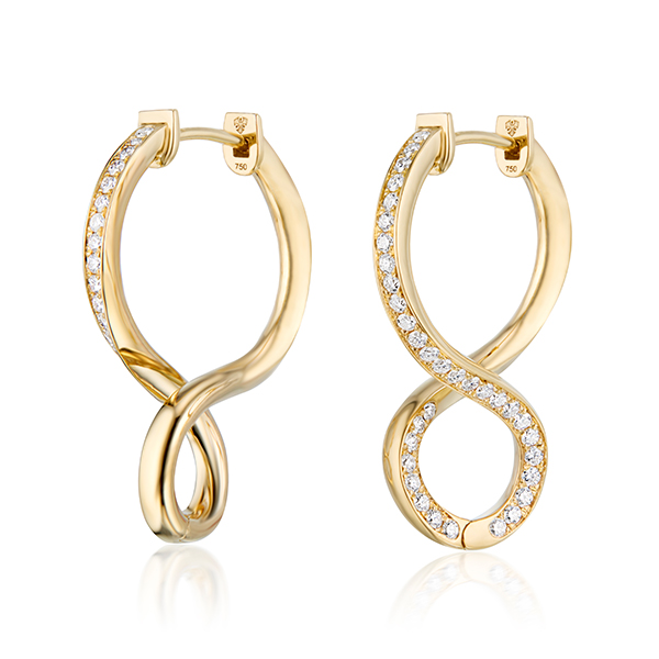 Renisis Infinity Hoop earrings