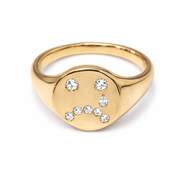 Zanni NY sad face ring