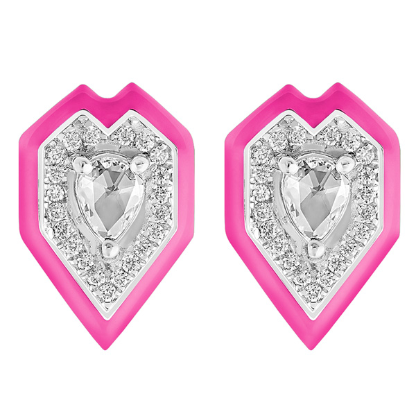 Rosetta heart diamond earrings Rosetta heart diamond earrings