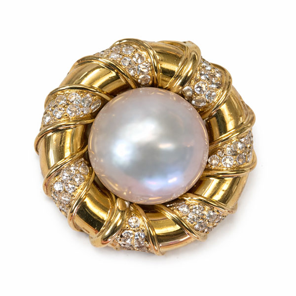 Saidian Vintage Jewels Pearl Brooch Saidian Vintage Jewels Pearl Brooch