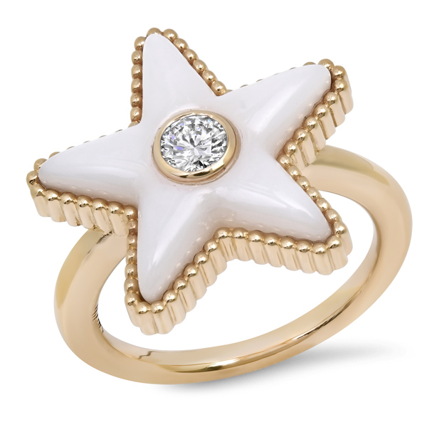 Sig Ward mother of pearl ring