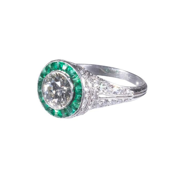 diamond emerald ring