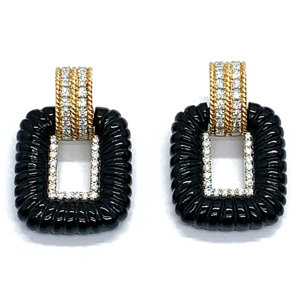 Andreoli door knocker earrings