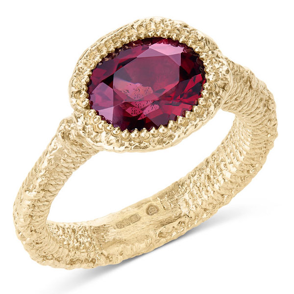 Ebba Goring garnet stitch ring Ebba Goring garnet stitch ring
