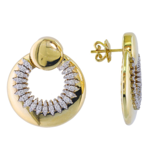 Effy door knocker earrings