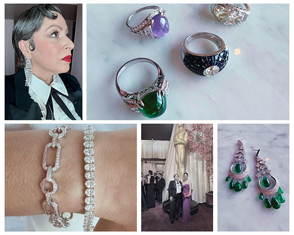 Jennifer Gandia Christina Gambale oscars jewelry Jennifer Gandia Christina Gambale oscars jewelry